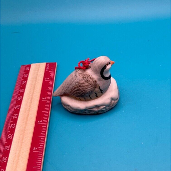 Vintage HOMCO Bird Christmas Tree Ornament 5559 - Made in Sri Lanka, 2" Long - Picture 3 of 5